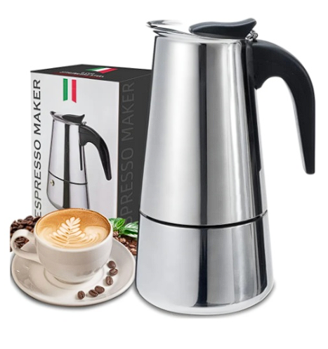 CafeteraPrensa Italiana Acero Inoxidable